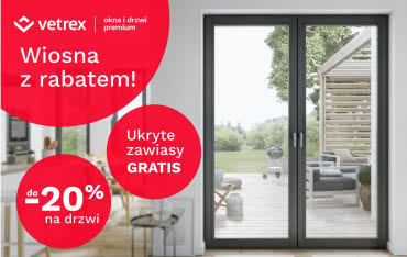 Wiosenna promocja Vetrex na okna i drzwi